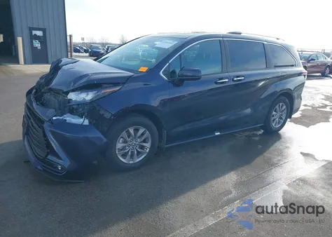 2025 Toyota Sienna Xle из США, поврежденный, VIN 5TDJSKFC6SS202031